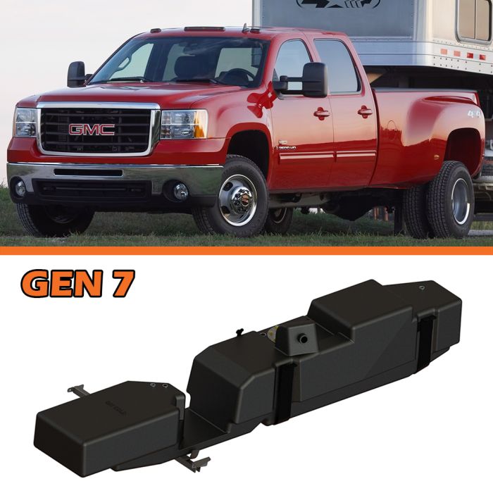 2001-2010 GM Crew Cab, Long Bed Duramax Diesel Fuel Tank, GEN 7 (7010301)