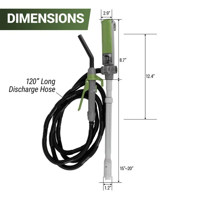 Rechargeable Electric Liquid Transfer Pump TREP04L (9900027)