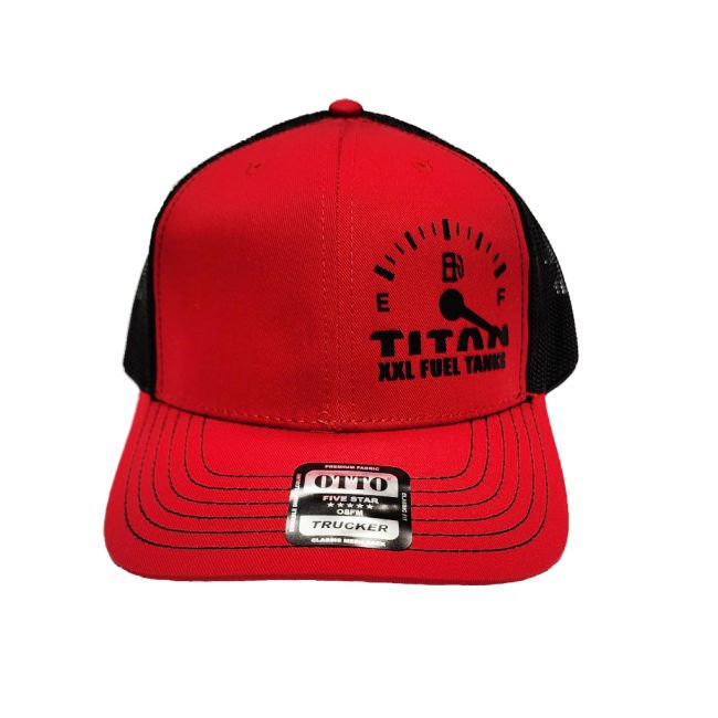 TITAN Fuel Tanks Trucker Hat Red
