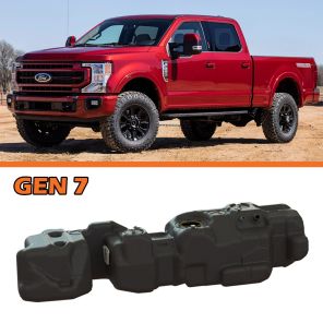 2017-2026 Ford Crew Cab, Short Bed Power Stroke Diesel Fuel Tank, GEN 7
